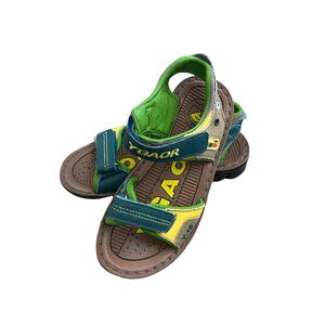 Leather YGAOR Fashion Sport Hook & Loop Strap Sandals Size 34 (3 - 3.5 US)